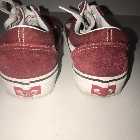 Vans maroon size 6.0 mens in used condition - Picture 4 of 6